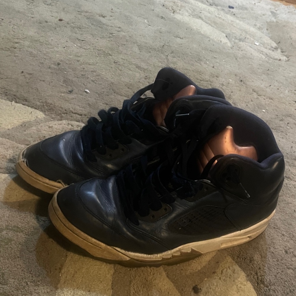 Jordan Black and Tan Sneakers